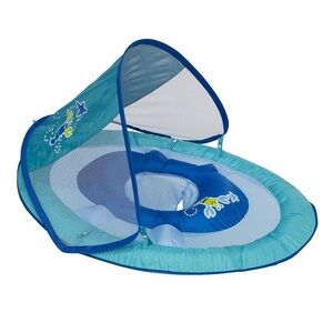 Swimways step 1 Blue baby spring float with sun canopy 9-24mo